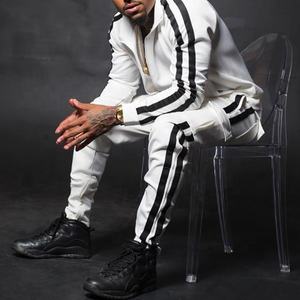 Long Sleeve <b>Tracksuit</b> Solid Color Sports Training <b>Tracksuit</b> <b>for</b> Men - Product Image 1