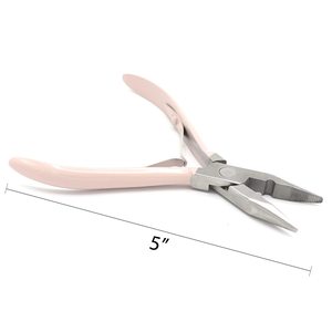 Alicates de extensión de cabello de acero inoxidable de alta calidad profesional certificado diseño personalizado revestimiento multicolor gran oferta - Product Image 3