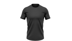 เสื้อยืดคอกลมแขนสั้นผ้าฝ้ายถัก 100% สำหรับผู้ชาย แบบขายส่ง สั่งทำได้ พิมพ์ลายซิลค์สกรีน แห้งเร็ว ดีไซน์เรียบ - Product Image 5