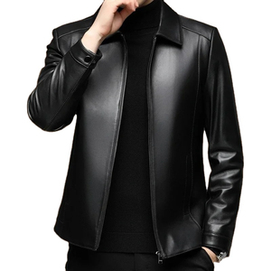 Nouvelle Arrivée : Blouson Homme Hiver en Cuir Véritable et Toile, Coupe-Vent, Écologique, Séchage Rapide, Respirant, Qualité Supérieure - Product Image 6