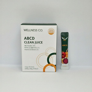 Yuyu Healthcare Corée ODM ABCD CLEAN JUICE Poudre Instantanée - Mélange Détox Pomme Betterave Carotte Fibres de Racine de Chicorée Santé Intestinale - Product Image 3