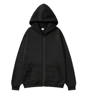 Sweat à capuche zippé pour homme, streetwear moderne sur mesure, de haute qualité, 100% coton mélangé, coupe décontractée pour l'hiver, meilleur prix - Product Image 2