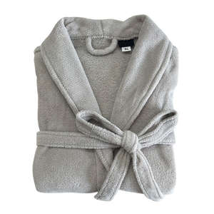 เสื้อคลุมอาบน้ำผ้าขนแกะแบบยูนิเซ็กส์ชุดใส่นอนในบ้านให้ความอบอุ่นสำหรับฤดูหนาวและผู้ชายผู้หญิง - Product Image 4