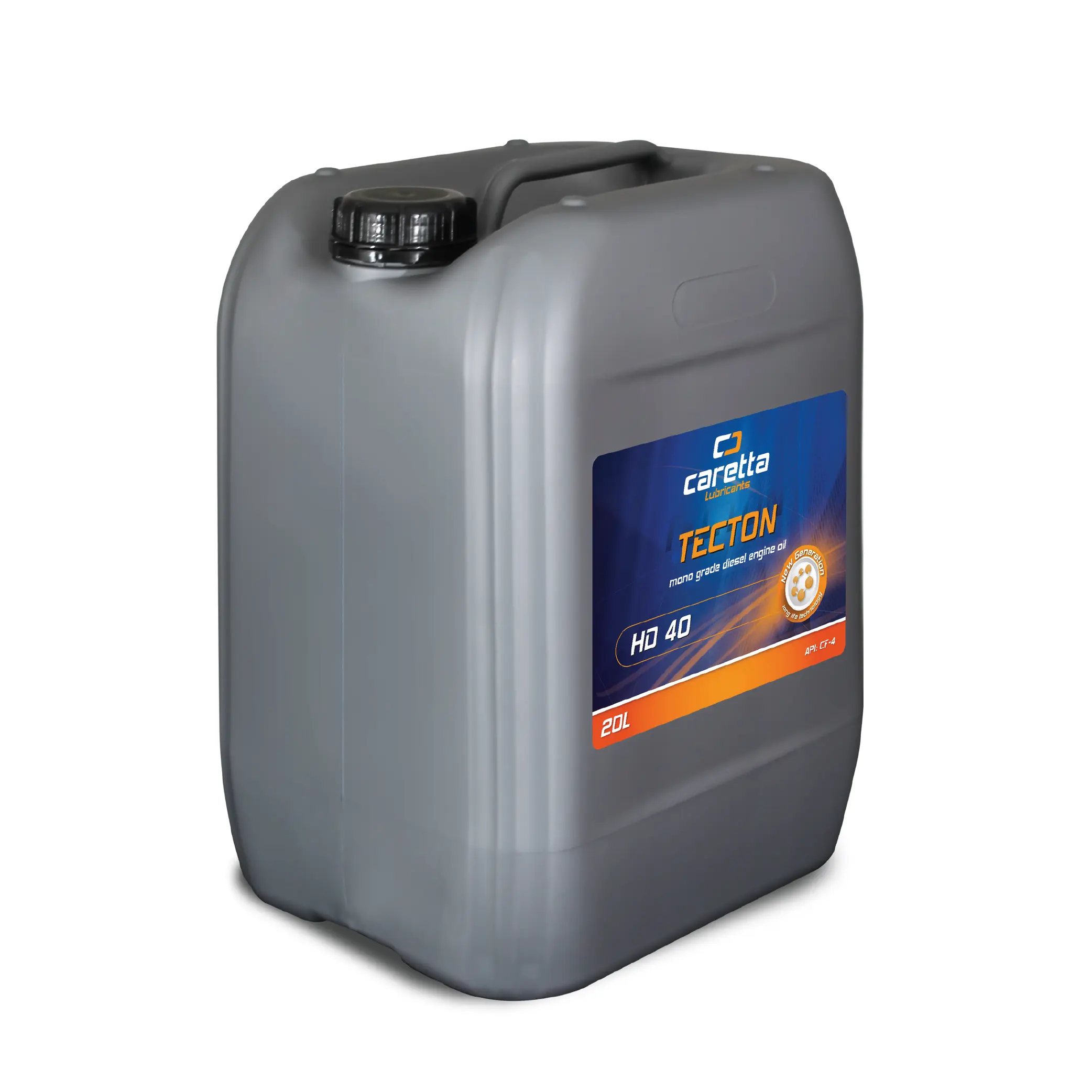 Benzinemotor Motorolie Caretta Tecton Hd 40 Motorolie CF-4 Beste Prijs Synthetisch Smeermiddel 20 Liter Plastic Fles