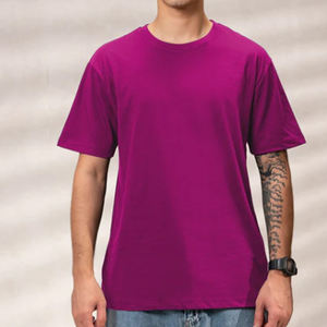 Men's o-Neck Satin Casual Blank Gym T-<b>Shirt</b> Breathable Basic Regular Sleeve Solid Pattern custom printing men's t <b>shirts</b> - Product Image 5