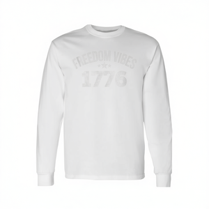 Freedom Vibes 4 juillet USA Drapeau américain Lunettes de soleil Débardeur T-shirt à manches longues-T-shirts promotionnels - Product Image 2