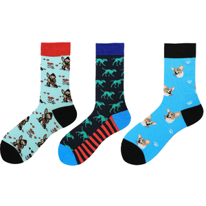 Custom Mens Personalized Dress Trendy <b>Socks</b> Fashion Fun Colorful Cotton Crew <b>Socks</b> Hot Novelty Happy <b>Socks</b> with logo Wholesale - Product Image 1