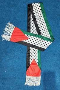 ผ้าพันคอลายธงผ้าโพลีเอสเตอร์แบบถักผ้าพันคอแบบสั่งทำ - Product Image 2