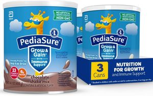PediaSure Grow & Gain avec soutien immunitaire, préparation en poudre pour boisson chocolatée, boîte de 14,1 oz, 24 portions, lot de 3 - Product Image 6