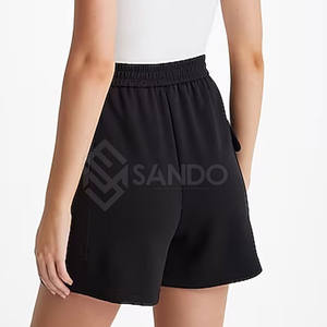 Pantalones cortos de carga ligeros hechos en fábrica para mujer para venta en línea Pantalones cortos de carga de algodón de la mejor calidad para mujer - Product Image 2