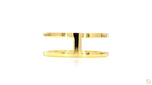 Anillo de Boda de Doble Hilera de Diamantes de Oro de Lujo para Mujer - Product Image 2