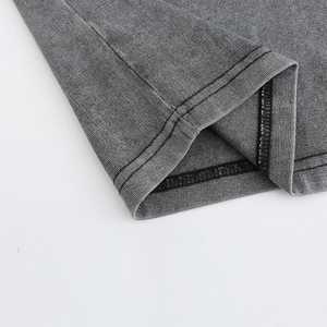 Camisa para hombre de cuello redondo liso negro camisetas de manga corta Casual suelta Ajuste de color sólido camiseta para hombre - Product Image 3