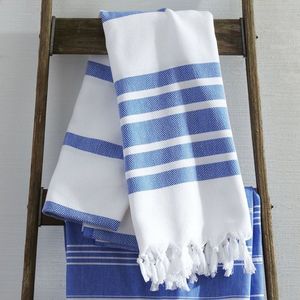 Serviette de plage Fouta 100% coton de haute qualité serviette sèche turque sans sable avec poche fabriquée en Inde serviettes de plage Avior - Product Image 6