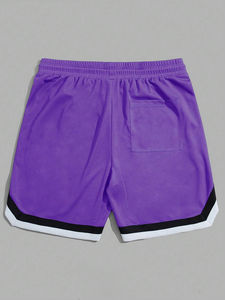 กางเกงขาสั้นผ้าตาข่ายลำลองสไตล์ไฮสตรีทสำหรับผู้ชายกางเกงขาสั้นแบบปรับขนาดได้วัสดุที่ดีที่สุดบริการ OEM กระเป๋าทึบ - Product Image 5