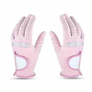 Top Trending sheepskin Left <b>Hand</b> Breathable Golf Gloves Custom Color High Quality Soft Material Leather Comfortable Golf Gloves - Product Image 4