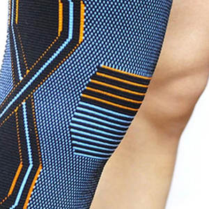 En gros Personnalisé Néoprène Élastique Respirant Épais Genou Manches Powerlifting Gym Squat Stabilisateur Protection Avancée Soutien - Product Image 3