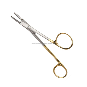 Porte-aiguilles Gillies 5,5 pouces (14 cm) avec pointes STR et inserts TC, manuel, certifié CE, pour usage hospitalier et clinique - Product Image 2