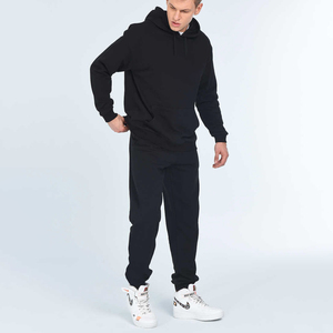 Streetwear Custom logo Cotton Sweatpants and Hoodie Set Custom Oversize <b>Tracksuit</b> High Quality Unisex Fleece <b>Plain</b> <b>Tracksuits</b> - Product Image 1