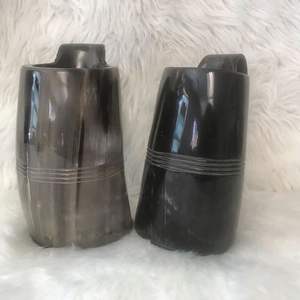 Grande tasse à boire en corne de buffle pour les fêtes et les célébrations, authentique mug à bière inspiré des Vikings, lavable, design ancien. - Product Image 5