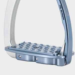 Tech Estribos Seguridad Equitación Estribos 12x6,5 cm Estribos ecuestres de aluminio ligeros con acabado brillante Absorbente de golpes - Product Image 3