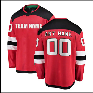 Maillot de hockey sur glace personnalisé de haute qualité Impression par sublimation Conception de logo Maillot de hockey des Capitals pour les jeunes - Product Image 2