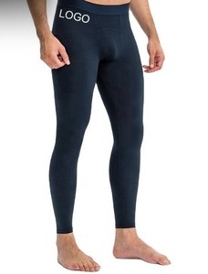 Leggings de compression pour hommes pour la salle de sport et la course à pied Collants d'entraînement respirants extensibles et anti-frottement pour une performance maximale - Product Image 3