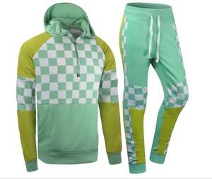 Ensemble de survêtement de sport en polyester unisexe personnalisé de haute qualité sweat à capuche d'hiver grande taille pour hommes vente en gros - Product Image 4