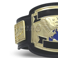 Ceinture de champion en cuir synthétique fabriquée à la main pour les événements et les jeux pour les gagnants du spectacle de taekwondo jiu-jitsu karaté MMA