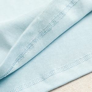 T-shirts unis personnalisés à imprimer T-shirt à broderie à épaules tombantes 100% coton épais pour hommes - Product Image 3