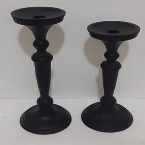 Bougeoir en aluminium brillant à la mode, Design moderne, support de bougie fini argent pour la décoration de la maison - Product Image 5