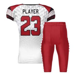 Diseño de tendencia Malla de poliéster Camisetas de fútbol americano Ropa deportiva Transpirable Sublimación Imprimir Tallas grandes Kit de fútbol Jerseys - Product Image 2