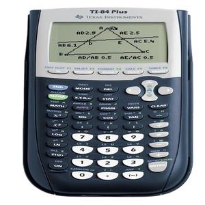Calculadora Gráfica TI-84 Plus Original de Texas Instruments en Oferta, con Memoria Flash, Alimentada por Batería, para Uso Escolar - Product Image 1