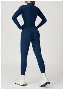 Mono Deportivo de Secado Rápido, Transpirable y Ligero, con Espalda Descubierta, Cuello Halter y Escote en V, para Gimnasio, Fitness, Entrenamiento, Yoga, Ropa Deportiva de Una Pieza - Product Image 3