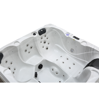Accessoires de spa luxueux pour 6 personnes, bain à remous extérieur, spa portable, jacuzzi en acrylique, style moderne, baignoires de spa extérieures