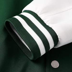 Veste Letterman haute qualité pour hommes Varsity Baseball Sleeves Double Breasted Winter Coat High Street Finished - Product Image 5