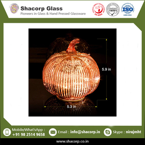 ใหม่มาถึงกุหลาบทองตกแต่งปรอทแก้วฟักทอง Tabletops สำหรับตกแต่งบ้าน - Product Image 2