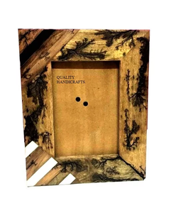 Cadre photo sculpté à la main en incrustation de résine de bois vintage de haute qualité pour cadres photo décoratifs et cadres photo en gros - Product Image 5