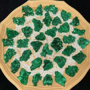 אבן מלאכיט קטיפתית גולמית, מינרל טבעי, דגימת קריסטל, אבן מחוספסת לעיצוב הבית - Product Image 6