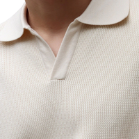 Pull-over décontracté pour homme en polyester/coton tricoté, séchage rapide, col rond, avec logo imprimé en relief, personnalisable OEM