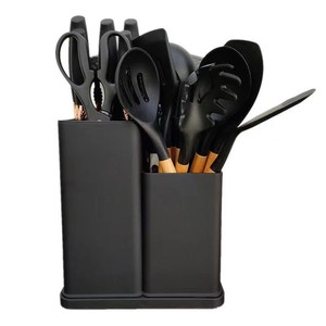 19 pz in 1 <span class=keywords><strong>cucina</strong></span> in legno manico in bambù utensile da <span class=keywords><strong>cucina</strong></span> in silicone per <span class=keywords><strong>la</strong></span> casa utensili da <span class=keywords><strong>cucina</strong></span> - Product Image 3