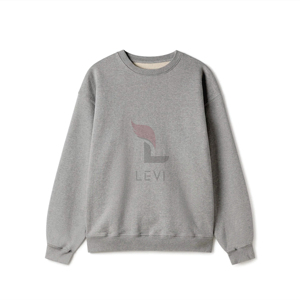 Sudadera de hombre de mezcla de algodón básico de gran tamaño a la moda, jersey de manga larga de Material polar suave para ropa informal de invierno - Product Image 6
