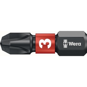 Jeu de 10 embouts d'impact WERA 851/1 IMP DC PH3 1/4'' de 25 mm de longueur, dans une boîte DC - Product Image 1