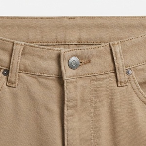 Jeans de Hombre Rectos y Transpirables, Corte Regular, Color Personalizado, Ajuste Más Holgado, Máxima Comodidad, Detalles Metálicos Modernos, Venta al por Mayor - Product Image 4