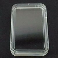 Boîte de rangement pour lingots d'or rose de 1 oz et lingots d'argent de collection avec joint d'étanchéité (boîte vide uniquement)