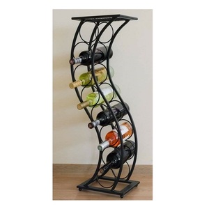 ชั้นวางไวน์3ขวดเครื่องครัวโลหะเป็นมิตรต่อสิ่งแวดล้อม - Product Image 5