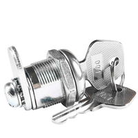 Serrure de boîte aux lettres et de placard en alliage de zinc chromé, sûre et fiable, avec clé, par ABA Locks, fabricants de Taïwan