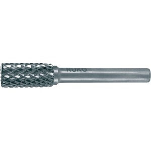 ZYAS Carbide Milling Cutter 6 mm Head Length Shank 6 mm KVZ 4 Toothing with Face RUKO Bright Finish 18 mm Length - Product Image 1
