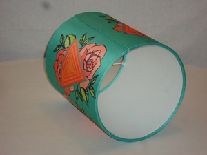 Cubierta de lámpara de lino elegante y moderna, lámpara de mesa de pantalla de tela de algodón con estampado Digital colorido único, lámpara de Metal de lujo para el hogar y la Oficina - Product Image 5