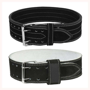 Cinturones de levantamiento de pesas para gimnasio que proporcionan soporte estructurado para la cintura para ayudar durante el entrenamiento de fuerza repetitivo - Product Image 1