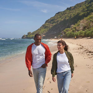 Ultifresh <b>Lightweight</b> Woolen Windbreaker <b>Bomber</b> <b>Jacket</b> Unisex Waterproof Eco-Friendly Summer Woven Zipper Closure Finished Quick - Product Image 6